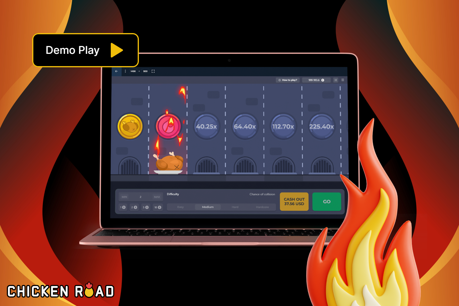 cross the road chicken gambling game